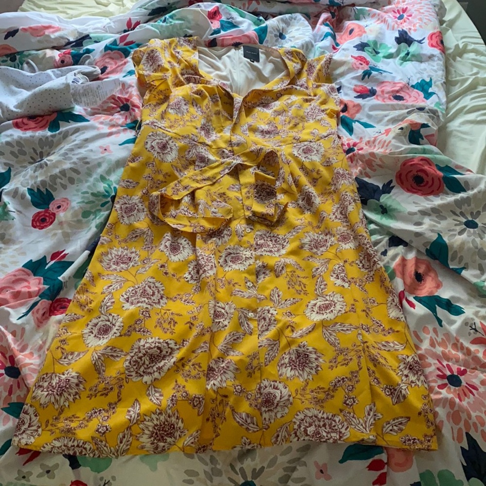 Sunflower midi dress